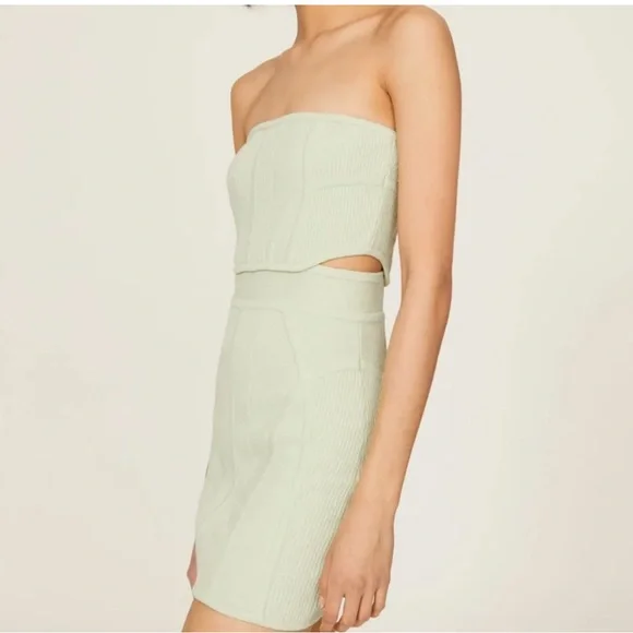 HERVÉ LÉGER
Ribbed Boucle Mini Dress - Picture 3 of 5